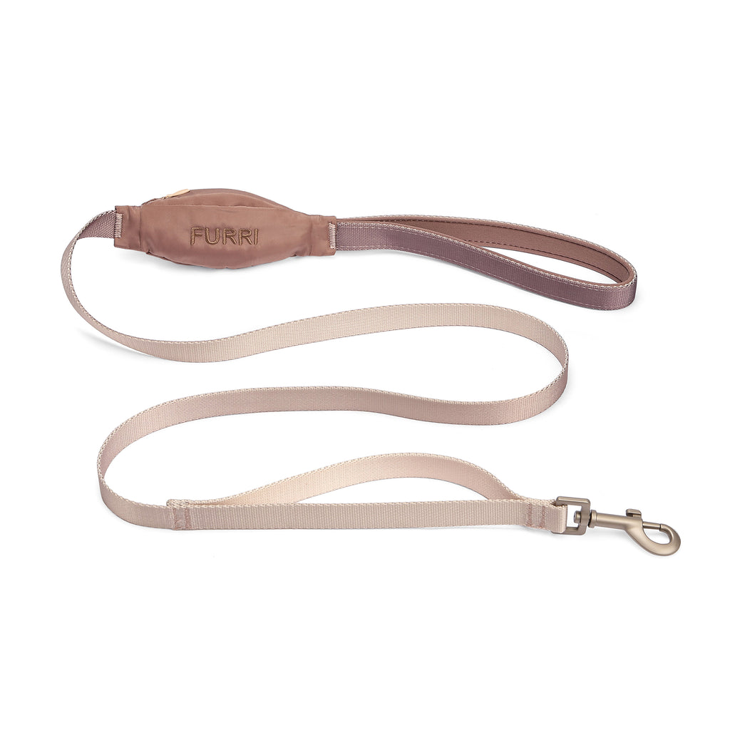Furri Pet Dog Leash with Built-in Pouch