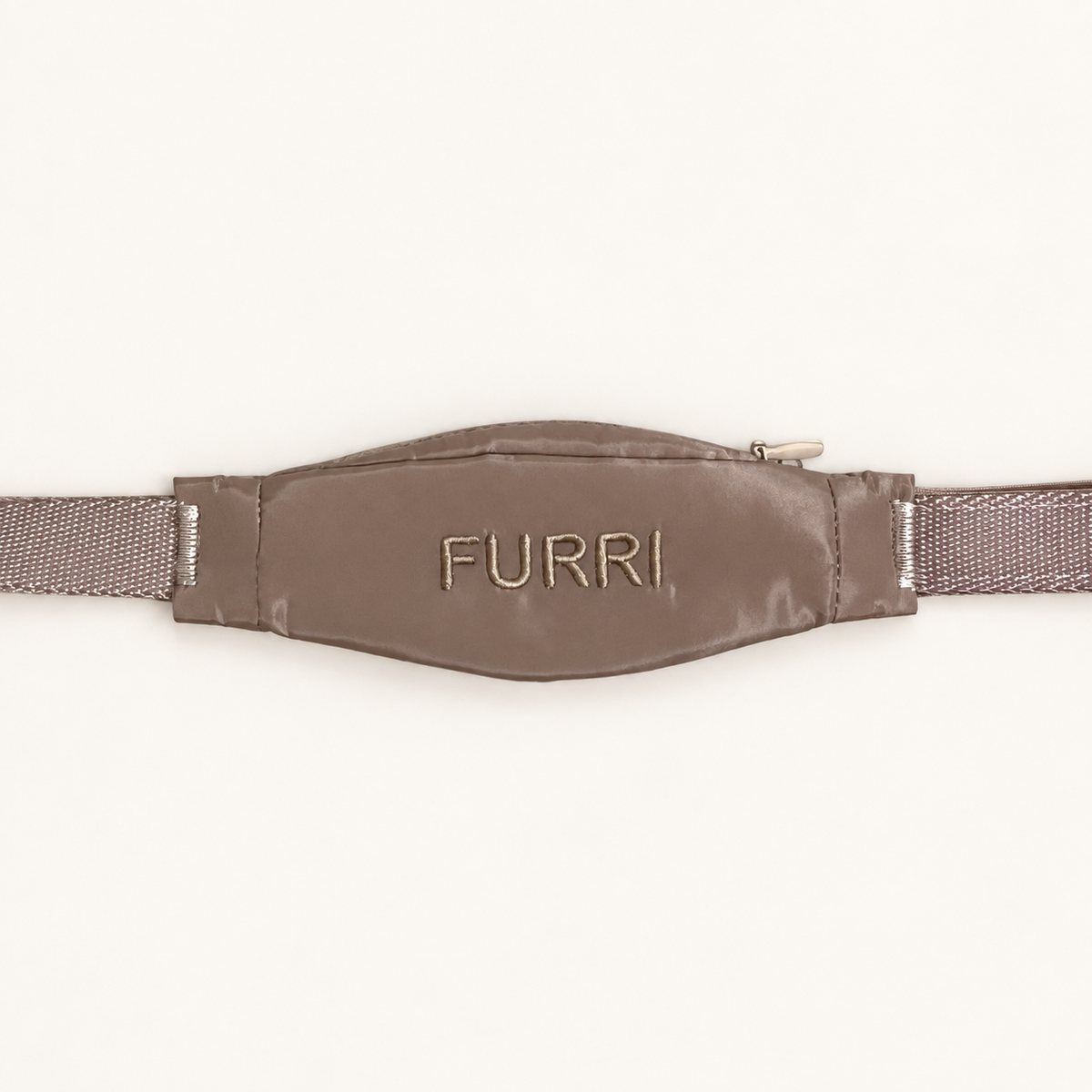 Dog Leash with Built-In Pouch in Mocha